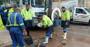 محافظ الإسكندرية يتابع تمركزات سيارات الصرف الصحى لمواجهة أمطار نوة "الفيضة"