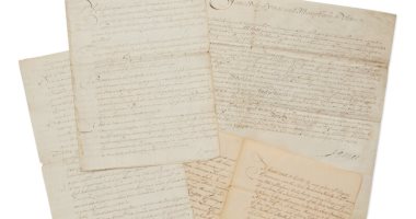 ميثاق نيويورك بتوقيع جيمس الثانى فى مزاد سوثبى بمقابل يصل إلى 900 ألف دولار