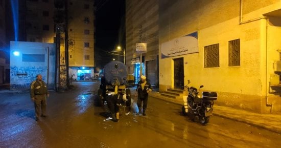 رفع مياه الأمطار وحملات نظافة.. ومحافظ كفر الشيخ: استمرار رفع حالة الطوارئ.. صور