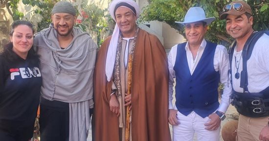 الصور الأولى لكليب عصام كاريكا وأحمد شيبة "الصعايدة"