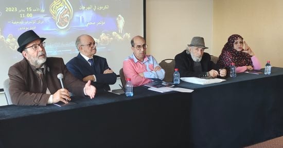 الاحتفاء بتجارب الفنانين المكرمين فى مؤتمر صحفى بمهرجان المسرح العربى