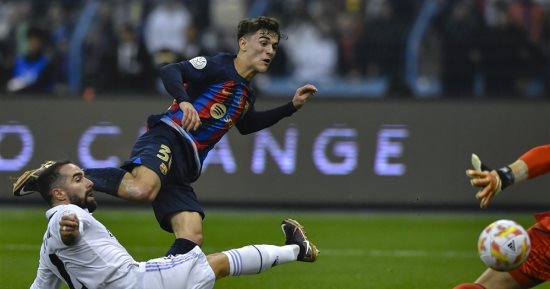 الريال ضد برشلونة .. جافي أصغر لاعب يسجل في الكلاسيكو منذ أنسو فاتي