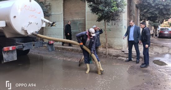 استمرار رفع مياه الأمطار بقرى ومدن كفر الشيخ واستقرار حالة الطقس.. صور
