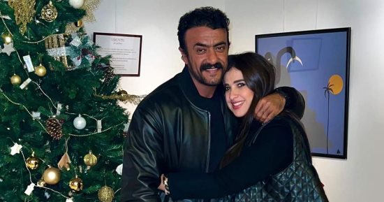 رسالة من أحمد العوضى لـ ياسمين عبد العزيز فى عيد الحب