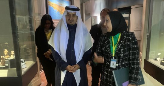 قنصل السعودية بالإسكندرية يشارك فى افتتاح معرض خبيئة بالمتحف القومى