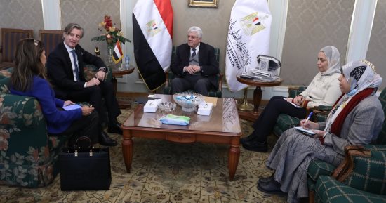 وزير التعليم العالى يستقبل ممثل برنامج الأمم المتحدة الإنمائي في مصر