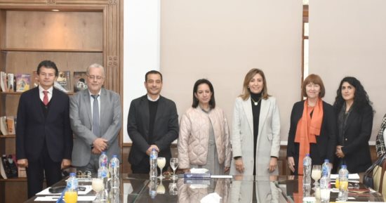 تفاصيل لقاء نيفين الكيلانى بمديرة المجلس الثقافى البريطانى بالقاهرة