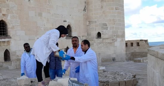 آثار الإسكندرية: صيانة شاملة لقلعة قايتباى تشمل الأسوار والسراديب