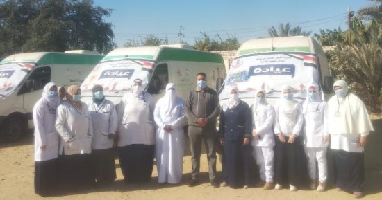 حياة كريمة ببنى سويف.. الكشف وتوفير العلاج لأكثر من 1000 مواطن في قرية الحرجة