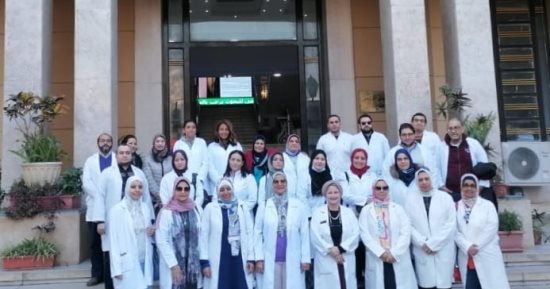 "القومى للبحوث" يطلق قافلة طبية لمركز البدرشين بالجيزة