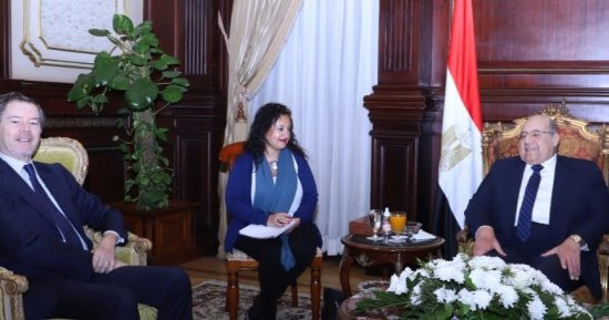 رئيس مجلس الشيوخ يبحث مع السفير الإسبانى سبل تعزيز العلاقات.. صور