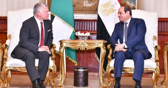 بيان القمة الثلاثية بالقاهرة يؤكد ضرورة الحفاظ على الحقوق الفلسطينية المشروعة