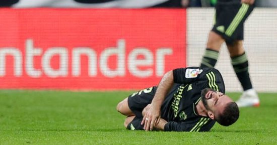 انضمام كارفخال لقائمة المصابين فى ريال مدريد قبل مواجهة فياريال