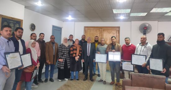 رئيس شركة مياه المنوفية يكرم المحطات الحاصلة على شهادة الإدارة الفنية المستدامة TSM