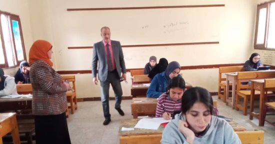 تعليم الإسماعيلية يواصل متابعات امتحانات الصفين الأول والثانى الثانوى