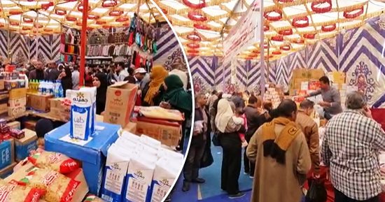 أسعار السلع الأساسية بمعرض "أهلا رمضان" فى البدرشين.. السكر بـ27 جنيها