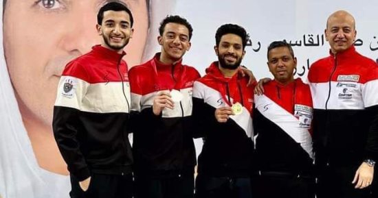 منتخب سلاح السيف يتوج بذهبية البطولة العربية بالبحرين