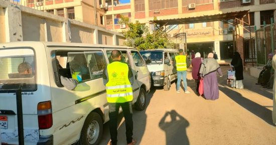 قافلة طبية بـ4 قرى بالغربية تفحص المرضى غير القادرين بالمستشفى الجامعى بطنطا