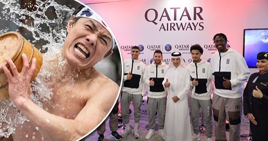 العالم هذا المساء.. اليابانيون يحتفلون بالكرنفال السنوي للمياة الباردة.. نجوم باريس سان جيرمان مع الجماهير فى قطر قبل كأس موسم الرياض.. كيت ميدلتون تتجاهل اتهامات هارى بابتسامة عريضة فى زيارة لحضانة أطفال