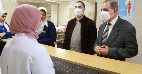 محافظ كفر الشيخ يتفقد أقسام مستشفى بلطيم النموذجي (صور)