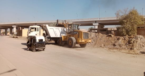 محافظة القاهرة ترفع 500 طن مخلفات بطريق الخيالة ومساكن العبد