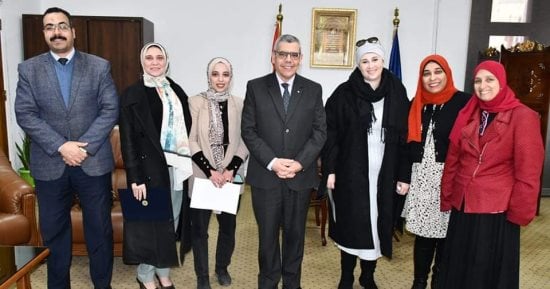 جامعة القناة تكرم الفريق المشارك بفعاليات الأسبوع العالمى لريادة الأعمال