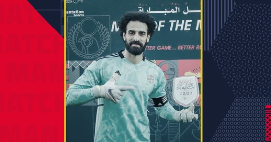 محمود أبو السعود " رجل المباراة" بعد فوز المقاولون على أسوان 1 / 0 