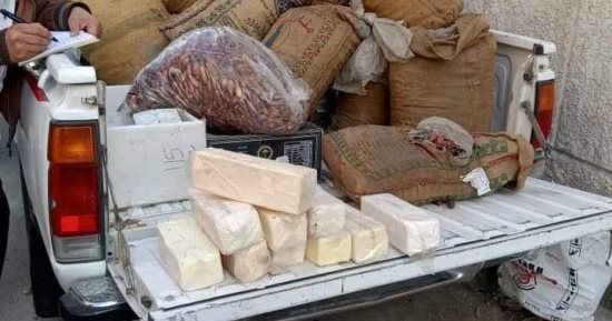 ضبط تمر فاسد وجبن شيدر وحليب منتهى الصلاحية بأسواق بورسعيد