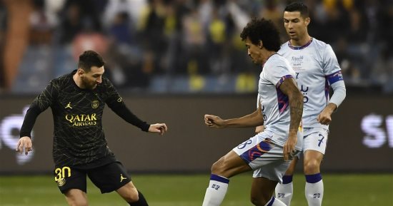 باريس سان جيرمان يفوز على نجوم الهلال والنصر 5-4 في كأس موسم الرياض