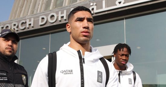 بعثة باريس سان جيرمان تتجه إلى الرياض لمواجهة الهلال والنصر.. صور