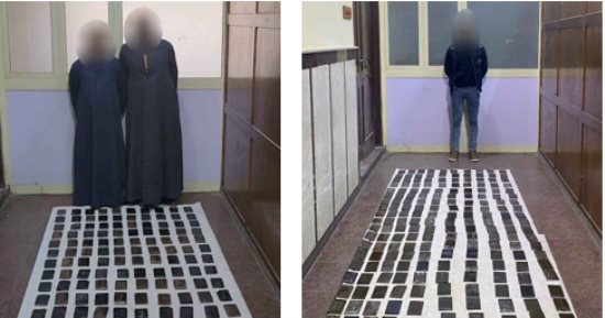 ضبط عناصر إجرامية فى الإسكندرية وبحوزتهم 450 طربة لمخدر الحشيش 