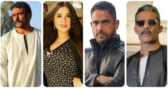 محمد رمضان وأمير كرارة وياسمين والعوضى نجوم الدراما الشعبية فى رمضان