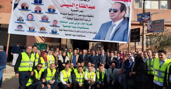 محافظ القليوبية ورئيس جامعة بنها يشهدان نموذج تجربة إخلاء المستشفى الجامعى