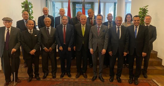 سفير ألمانيا يستقبل أعضاء مجلس إدارة "المصرى للشؤون الخارجية"
