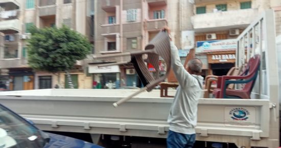 ضبط 320 حالة إشغال متنوعة وغلق 8 محال تجارية بالإسكندرية 