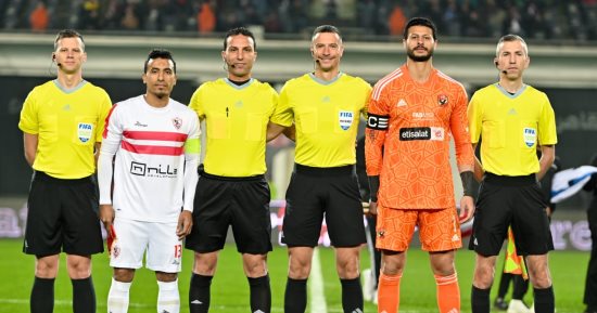 أيمن دجيش: طاقم حكام القمة مميز للغاية ولا توجد ركلة جزاء للزمالك