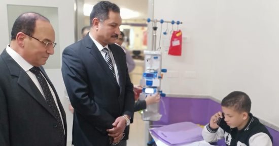 مدير تعليم الجيزة يتفقد لجان امتحانات الشهادة الإعدادية بمستشفى 57357.. صور