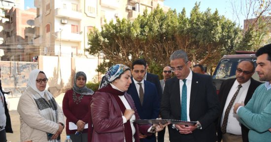 محافظ الفيوم يتفقد الأعمال الإنشائية بمقر الشبكة الوطنية الموحدة لخدمات الطوارئ