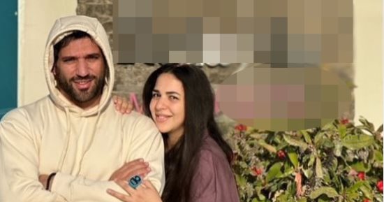 شاهد.. إيمى سمير غانم وحسن الرداد قبل ولادة نجلهما فادى 