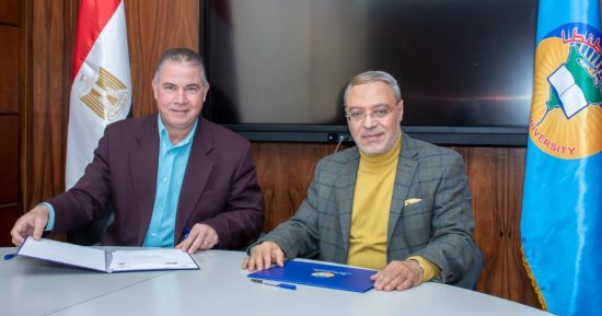 توقيع بروتوكول تعاون بين جامعتى طنطا وسمنود التكنولوجية