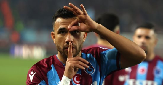 تريزيجيه أساسيا مع طرابزون سبور ضد بازل فى دوري المؤتمر الأوروبي