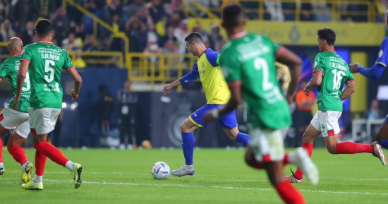 النصر يتقدم بهدف على الاتفاق فى شوط أول مثير بمشاركة رونالدو.. فيديو