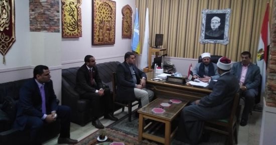 مدير عام الجامع الأزهر فى زيارة للمنطقة الأزهرية بالإسكندرية