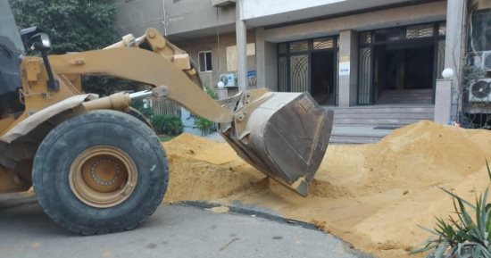 محافظة القاهرة تتصدى لأعمال البناء المخالف فى حلوان والمعادى