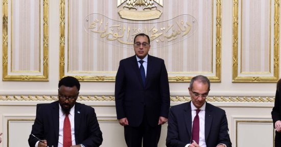 رئيس الوزراء يشهد توقيع مذكرة تفاهم بشأن التعاون بين حكومتى مصر والصومال