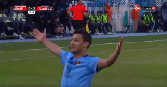 اختبار طبى لـ"النادرى" لاعب غزل المحلة لتحديد موقفه من المشاركة أمام بيراميدز