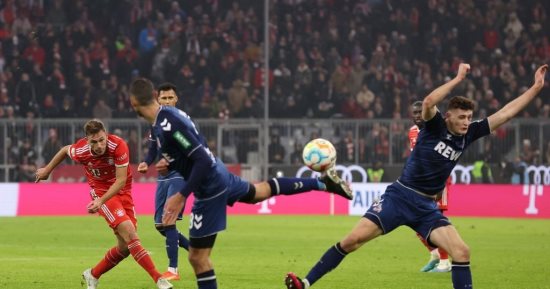 بايرن ميونخ يقتنص تعادلا فى الوقت القاتل أمام كولن بالدوري الألماني.. فيديو