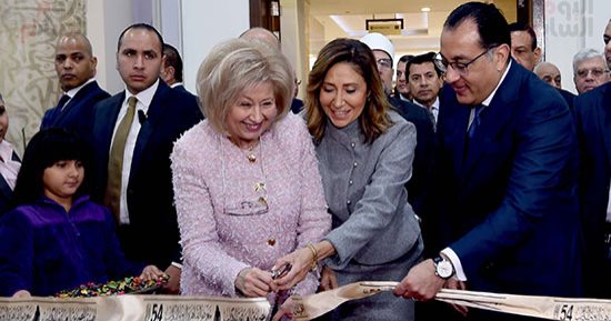 رئيس الوزراء ووزيرة الثقافة يفتتحان معرض القاهرة الدولى للكتاب فى دورته الــ 54 