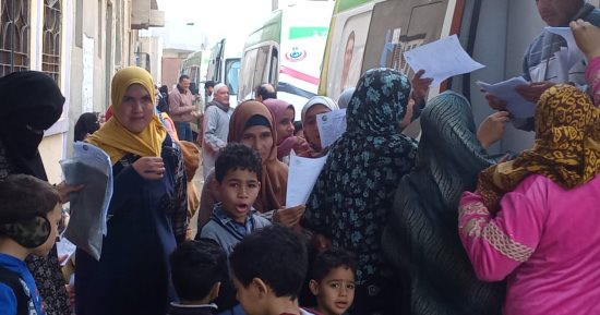 جامعة السادات تنظم قافلة طبية بقرية "عزبة ناصف" ضمن حياة كريمة فى المنوفية