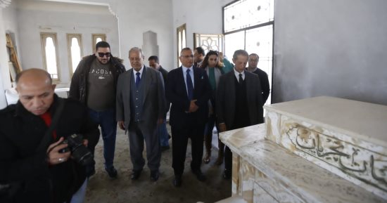 رئيس حزب الوفد يزور قبرى مصطفى النحاس وفؤاد سراج الدين